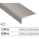 ARBITON CS25 dąb bolton W42 profil zakończeniowy do wykończenia podłogi 1,2m
